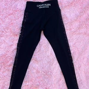 Calvin Klein side sparkle leggings